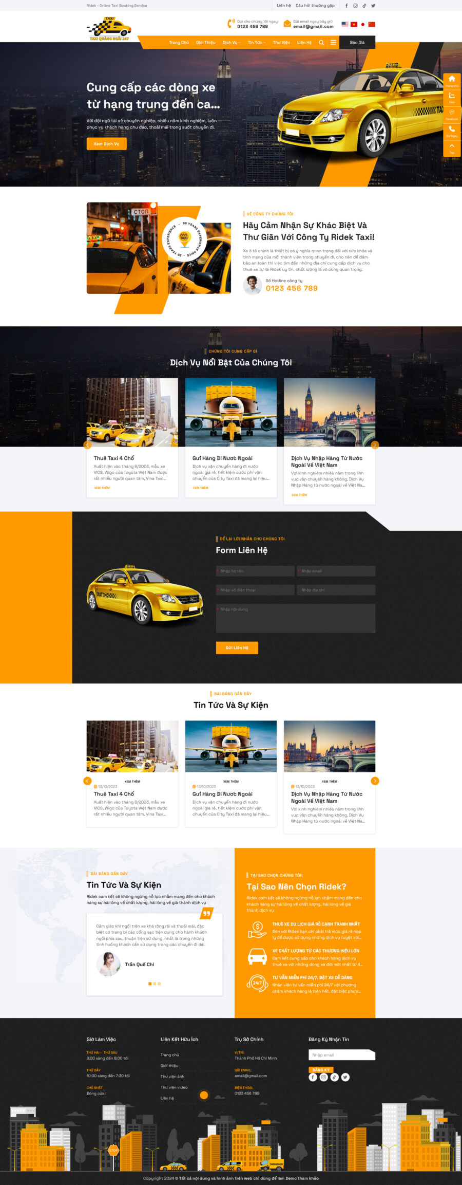 Theme wordpress thuê xe 1 giá rẻ